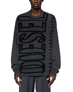 Diesel Floyd Sweater in White. Size M, S, XL/1X. Product Image