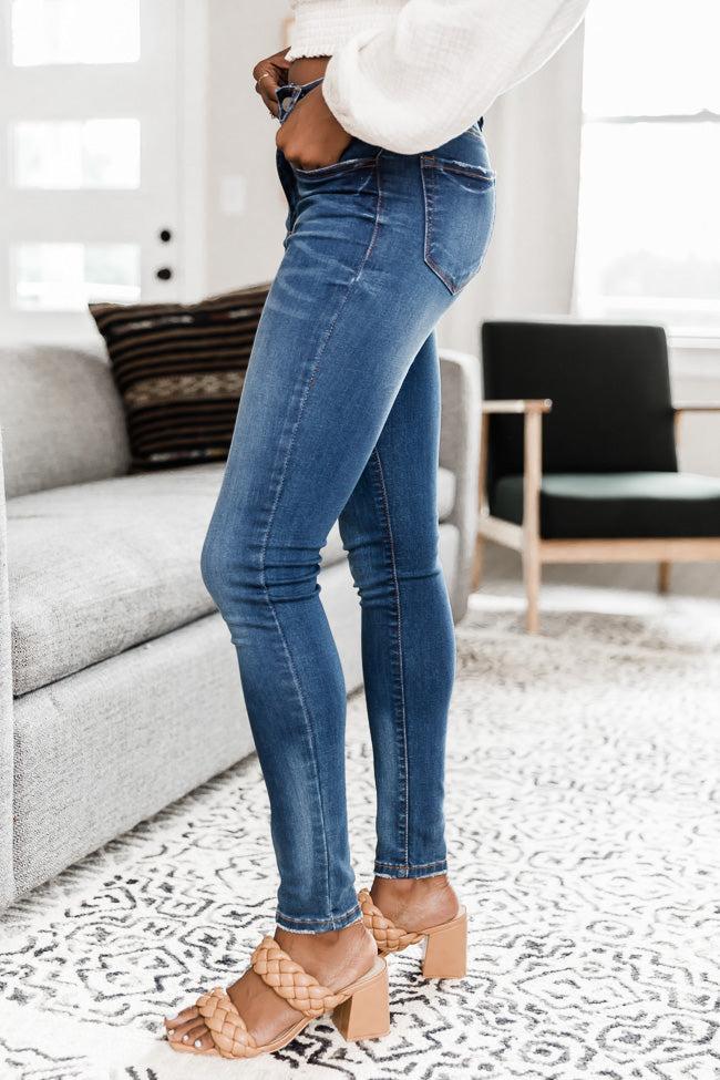 Felicity Dark Wash Skinny Jeans FINAL SALE Product Image