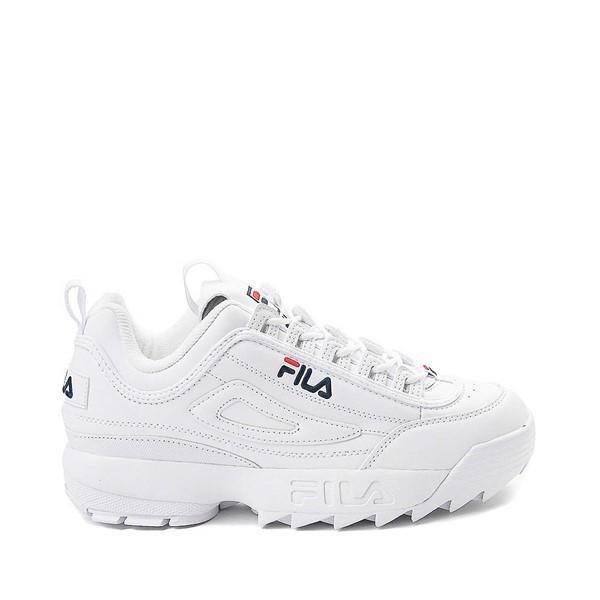 FILA Womens Disruptor II Premium Lace-Up Chunky Platform Retro Sneakers Product Image