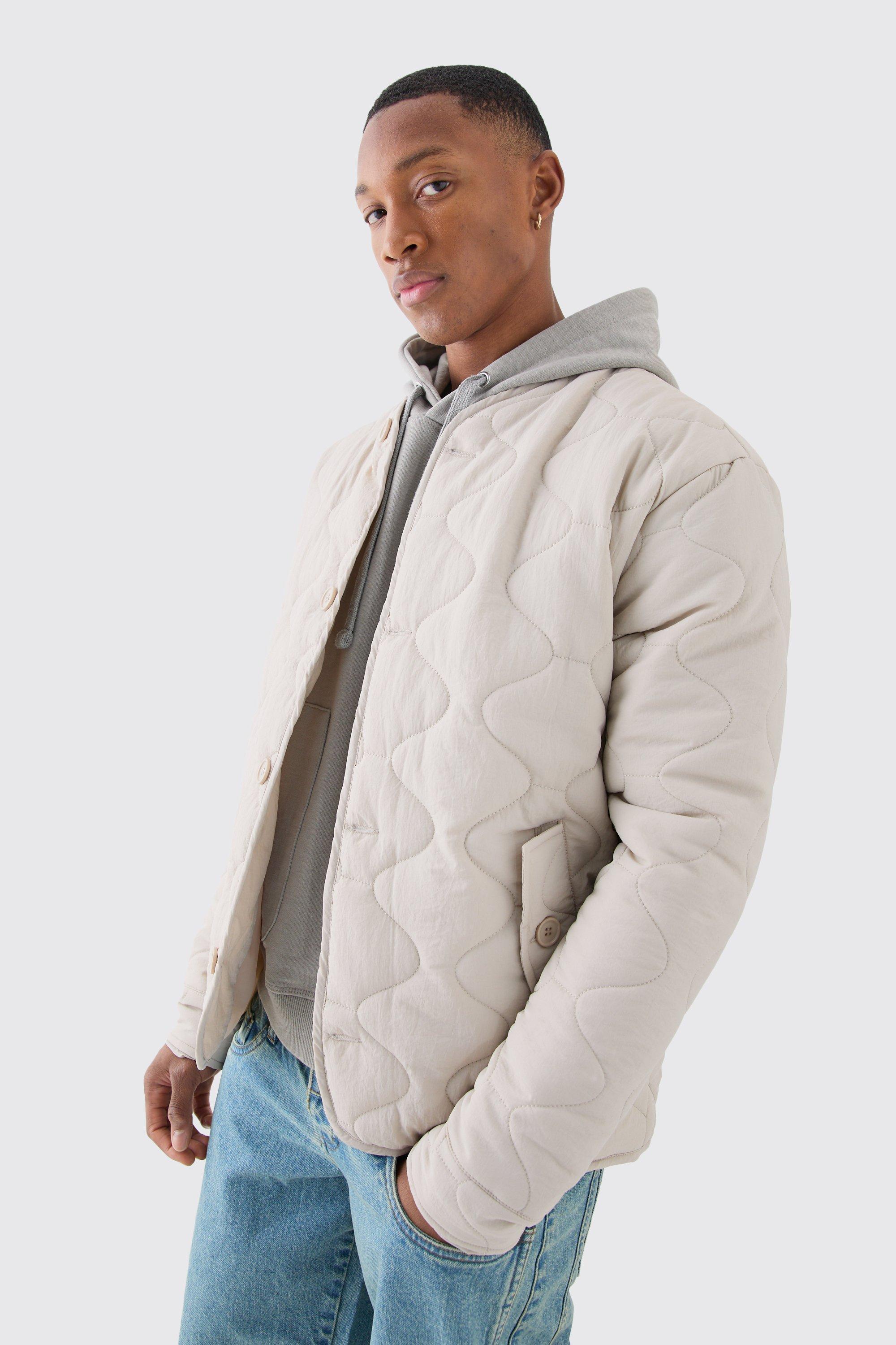 Onion Quilted Liner Jacket | boohooMAN USA Product Image