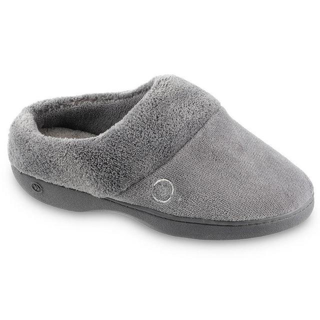 isotoner Mixed Microterry Hoodback Womens Slippers Product Image