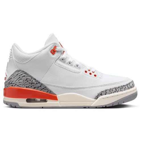 Jordan Womens Jordan Retro 3 - Womens Shoes White/Cosmic Clay Product Image