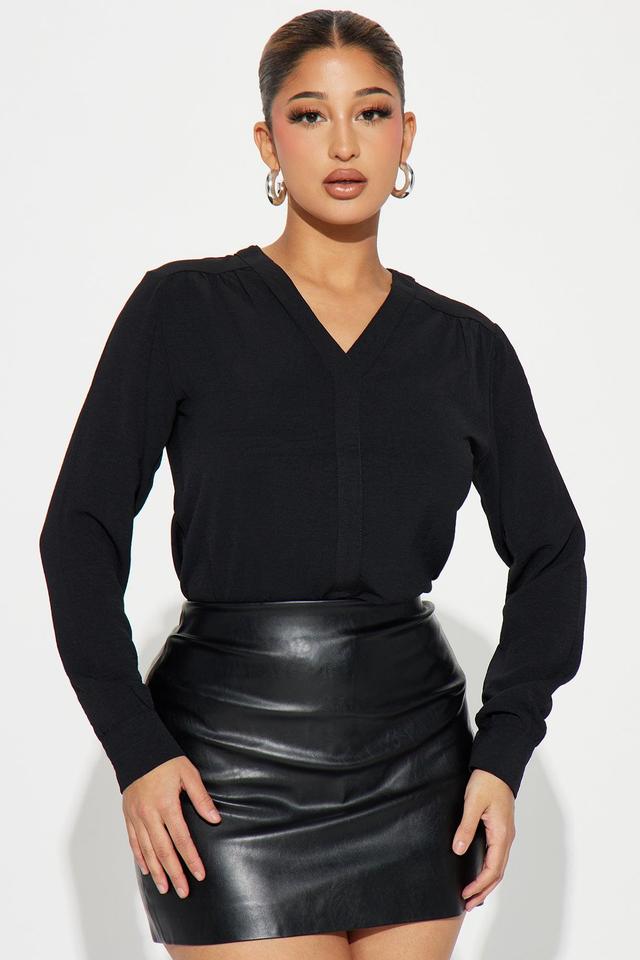 Own Your Values Blouse Top - Black Product Image