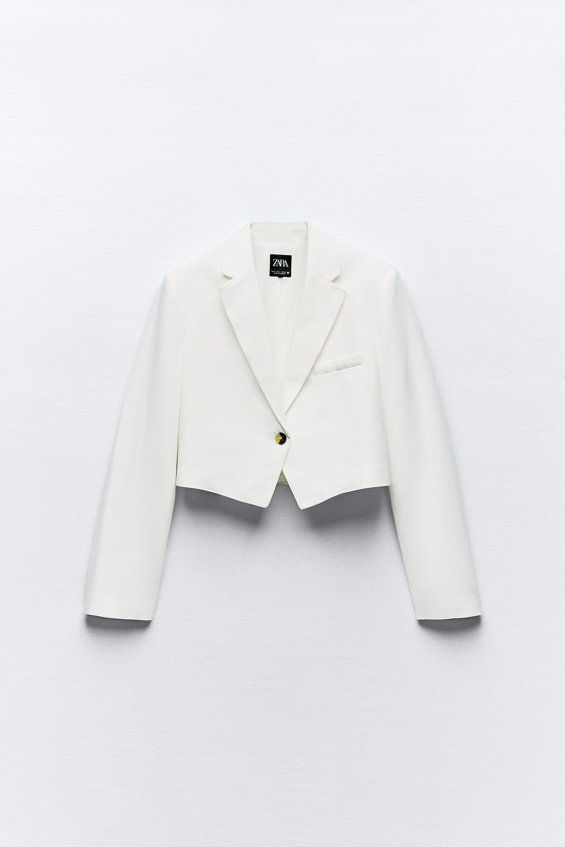 BASIC CROP BLAZER Product Image