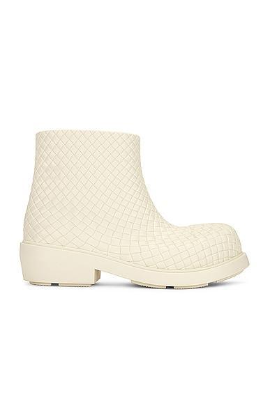 Bottega Veneta Fireman Ankle Boot in Ivory Product Image