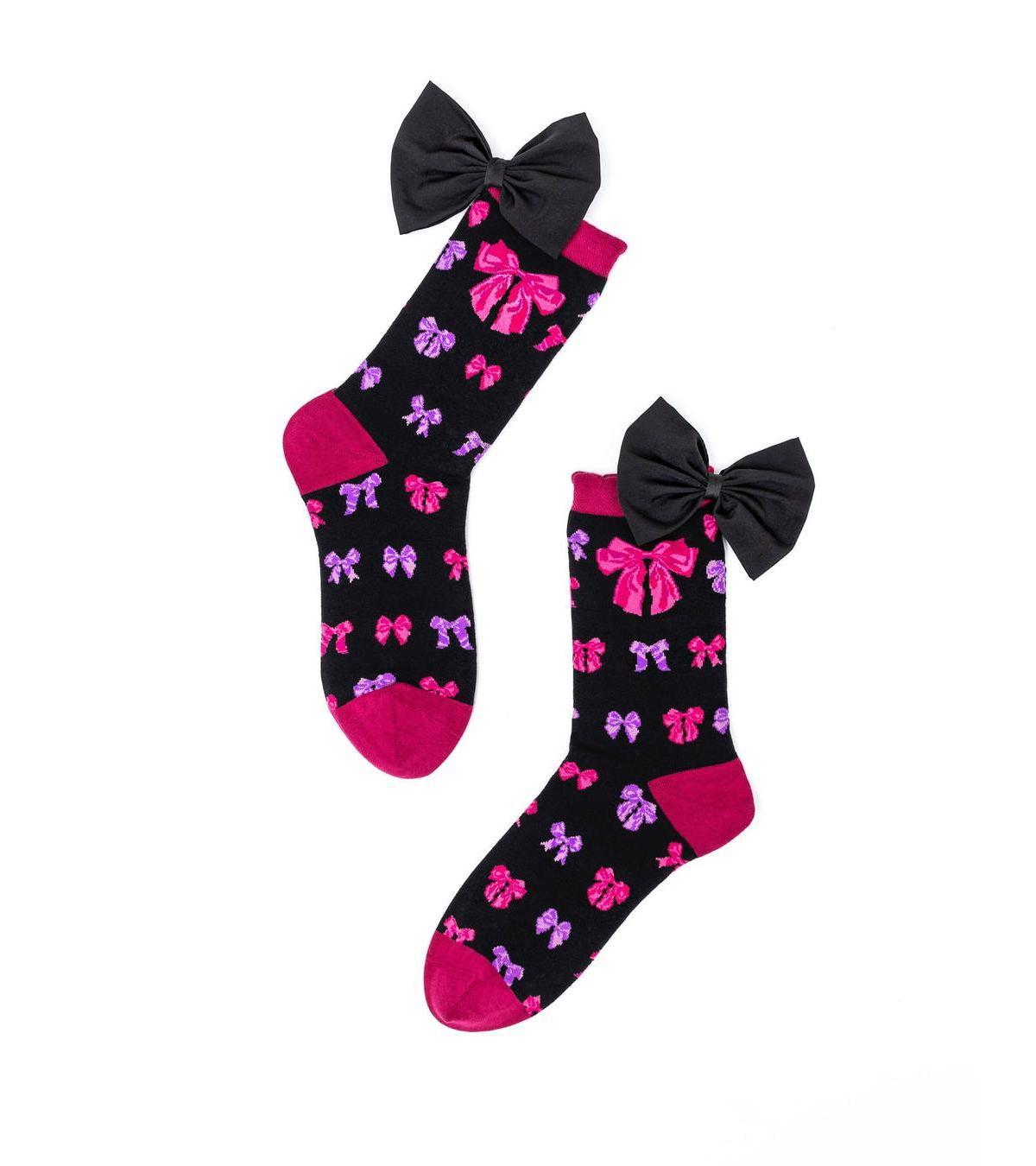 Sock Candy Womens Big Bow Energy Ruffle Sock Product Image