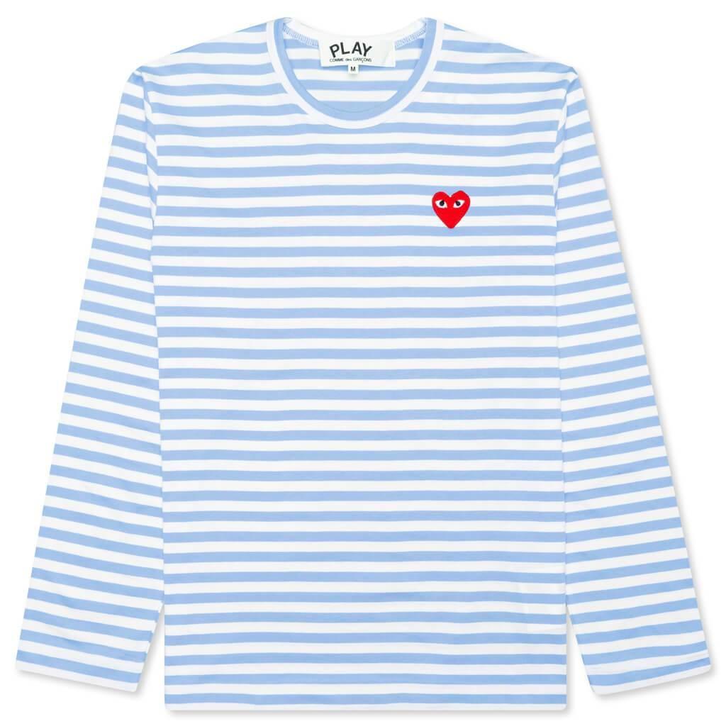 Pastelle Women's Striped L/S Shirt - Blue Female Product Image