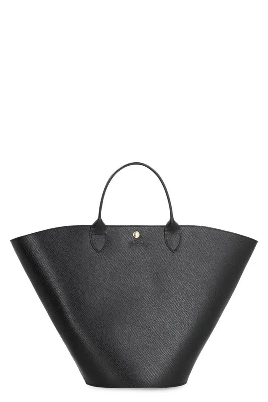 LONGCHAMP Épure Xl Smooth Leather Tote Bag In Black Product Image