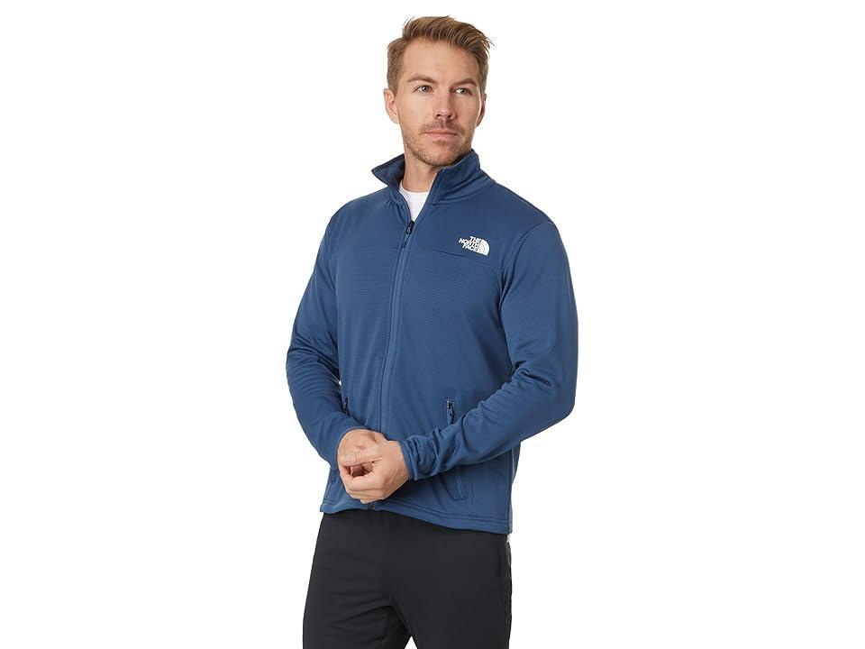 The North Face Cedar Trail Grid Fleece Full Zip Jacket (Shady ) Men's Coat Product Image