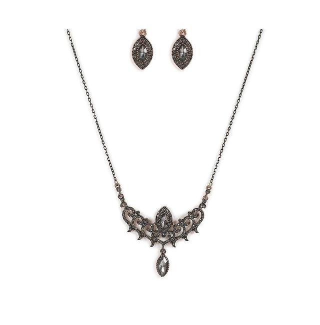 Sohi Womens Marquise Jewellery Set Product Image