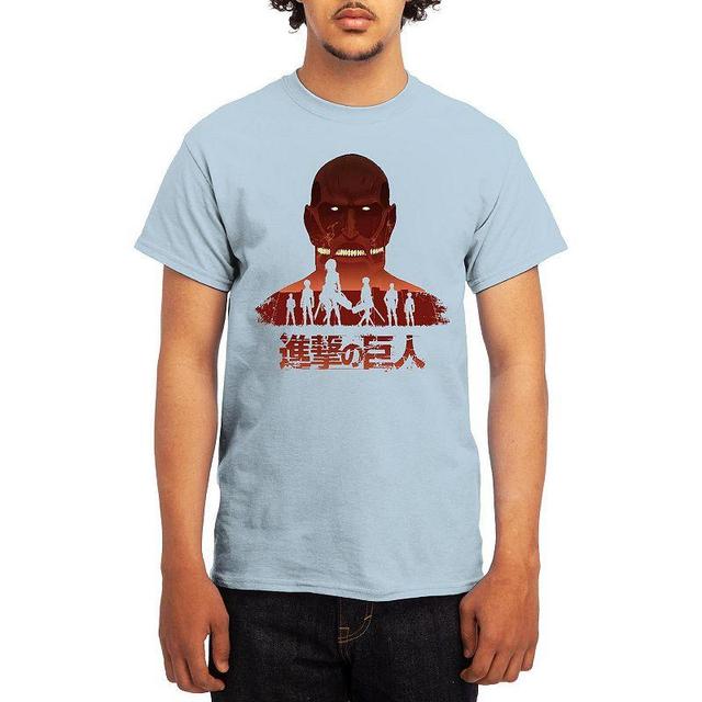 Mens Attack on Titan Tee Grey Kelly Product Image