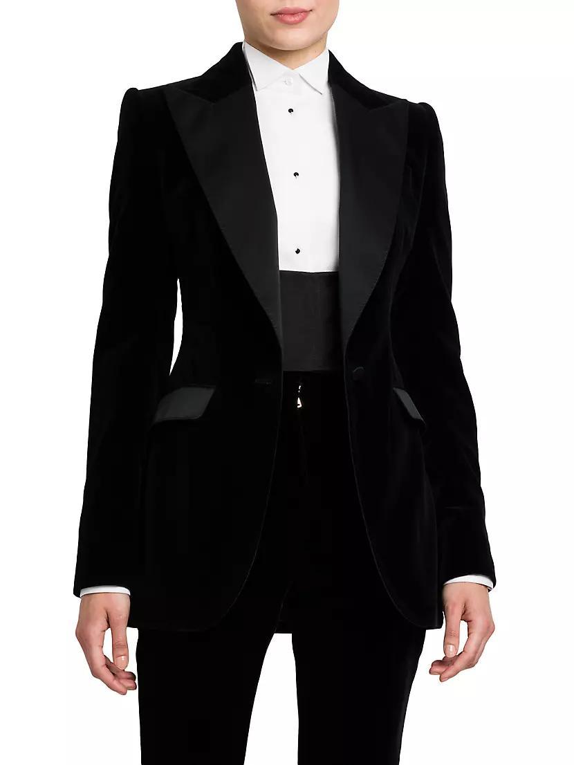 Velvet Tuxedo Jacket Product Image