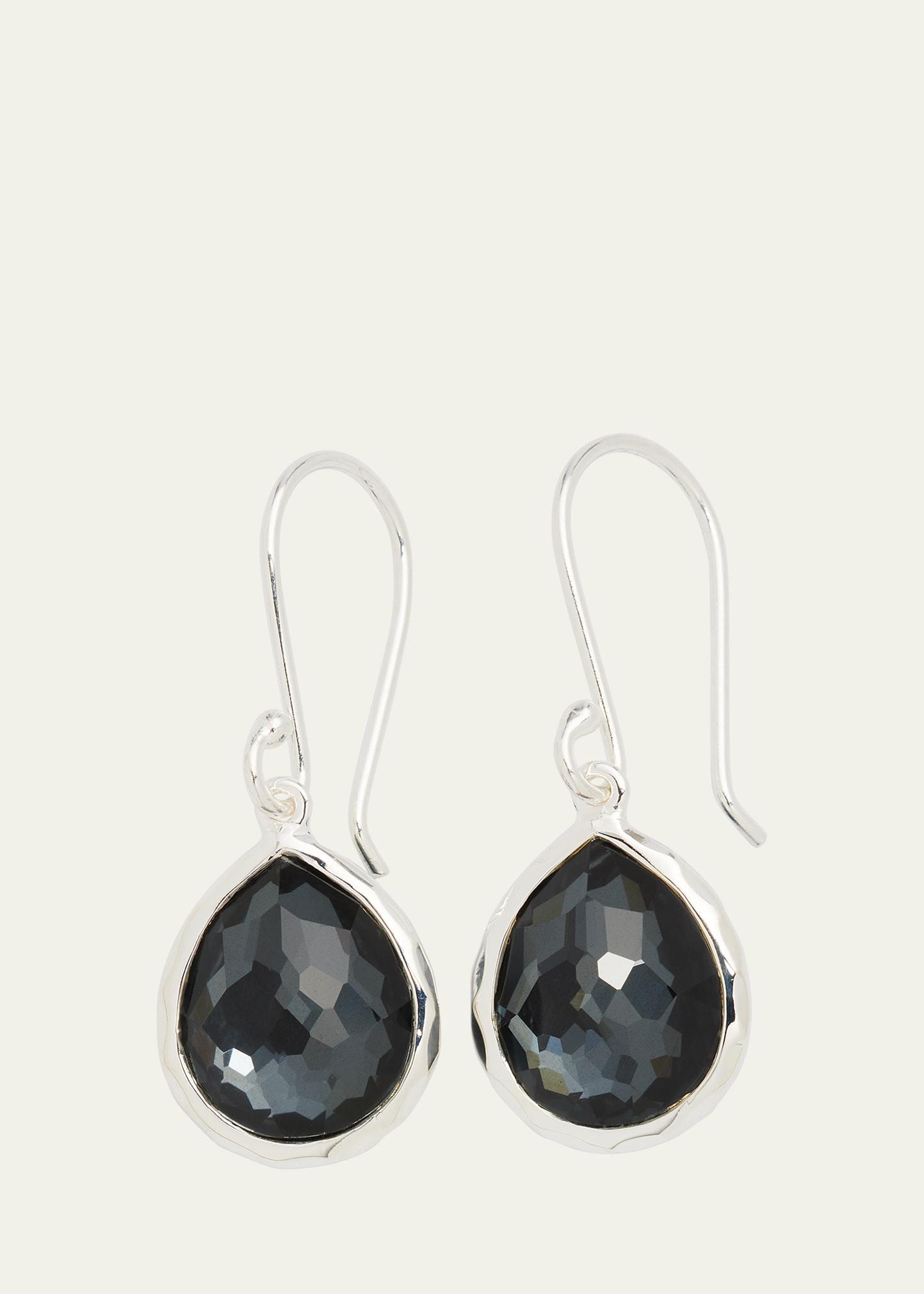 Womens Rock Candy Mini Sterling Silver & Doublet Teardrop Earrings Product Image