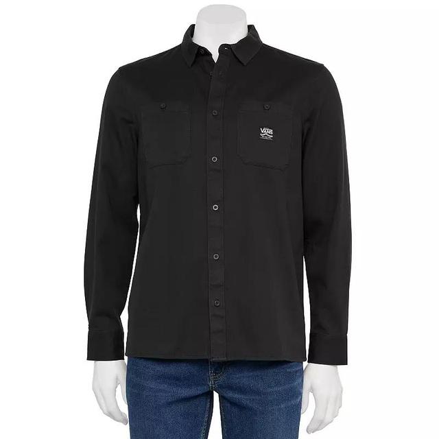 Mens Vans Solid Lokkit Long Sleeve Woven Shirt Product Image