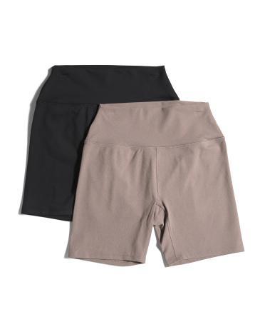 2pk Bike Shorts for Women | Polyester/Spandex Product Image