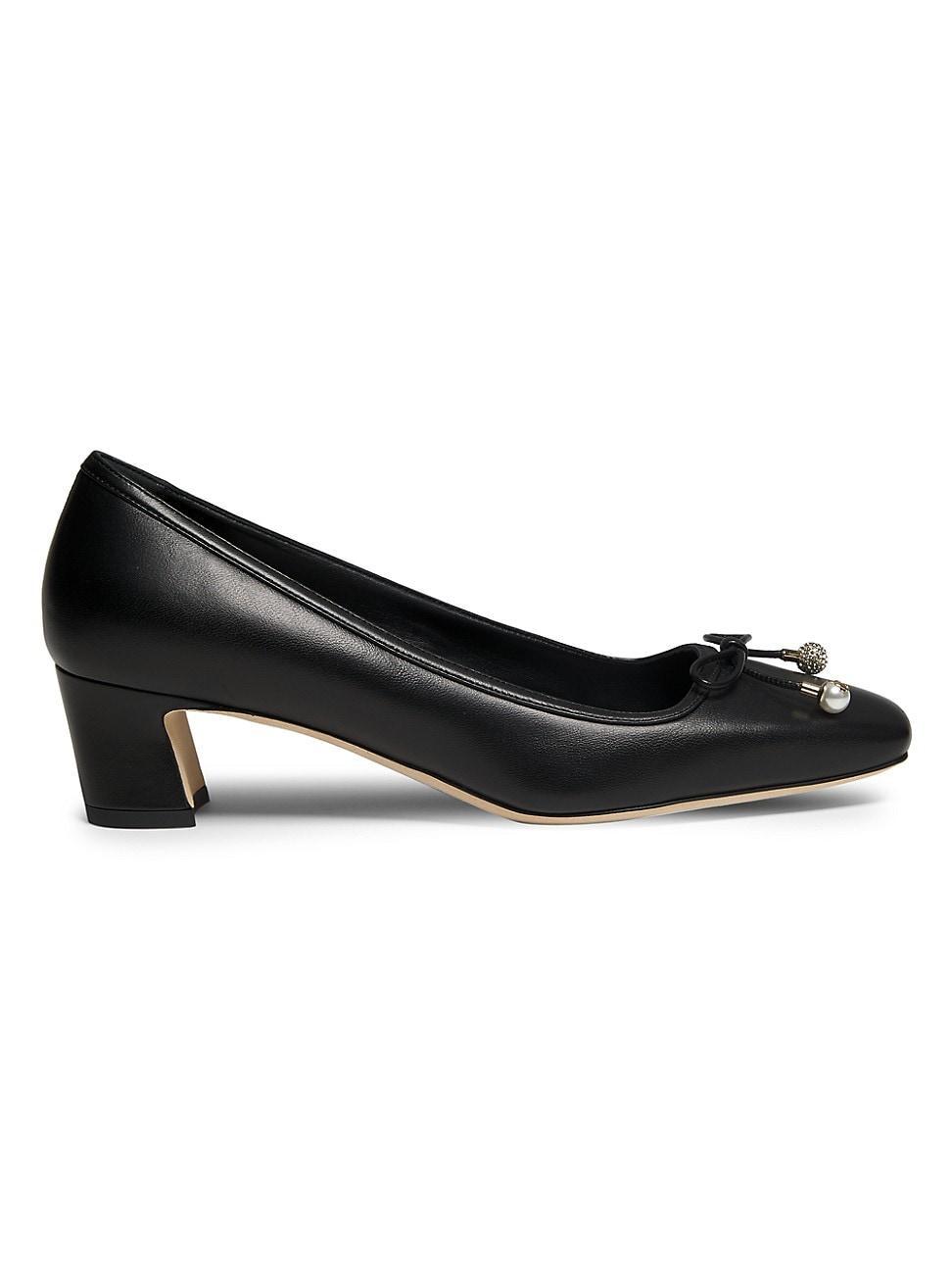 Jimmy Choo Womens Elme 45 Square Toe Pumps Product Image