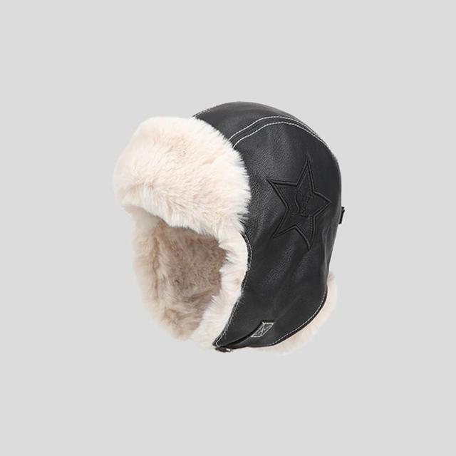 Faux Fur Fleece Lined Trapper Hat Product Image