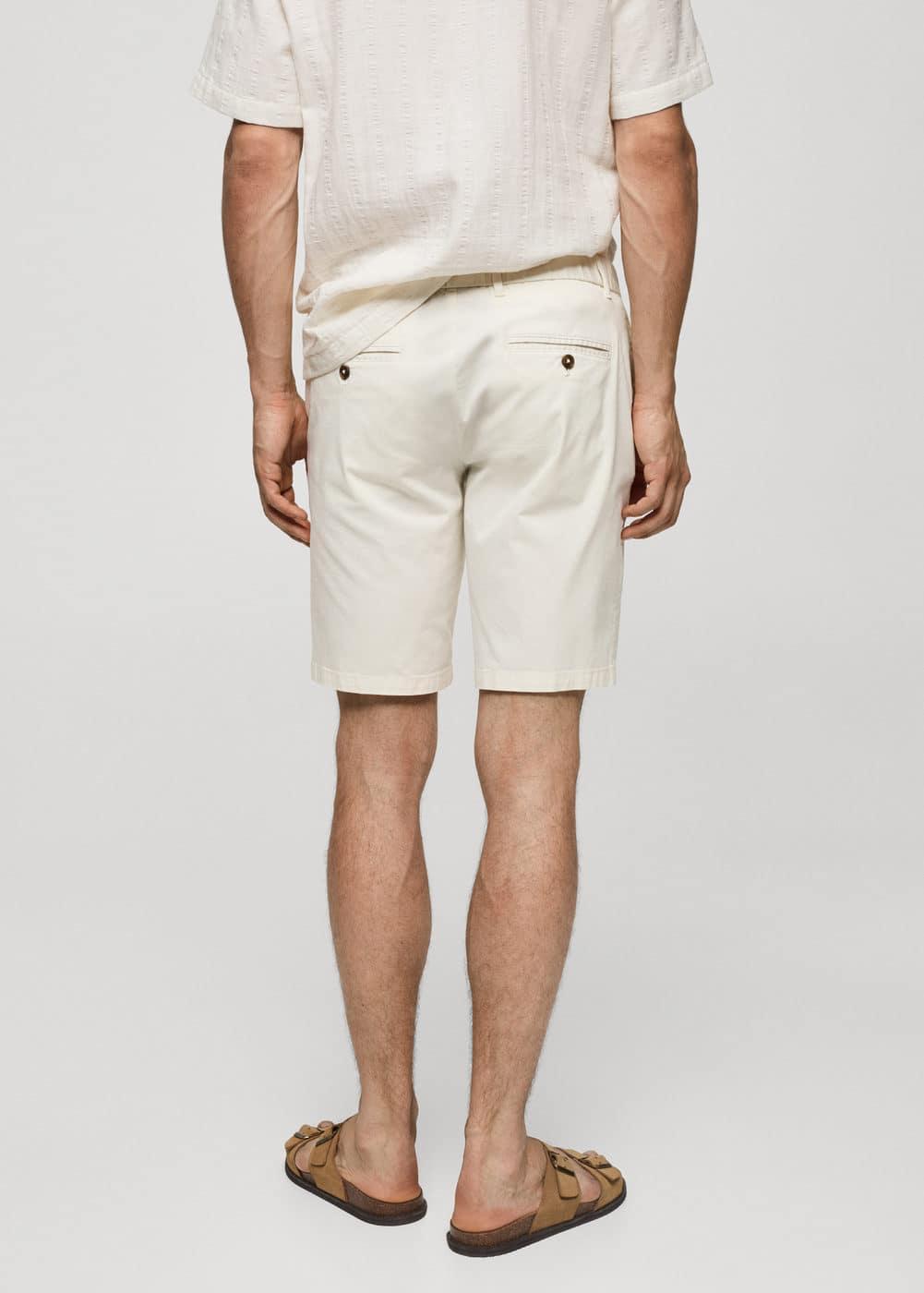 Mango Mens Slim-Fit Bermuda Shorts Product Image