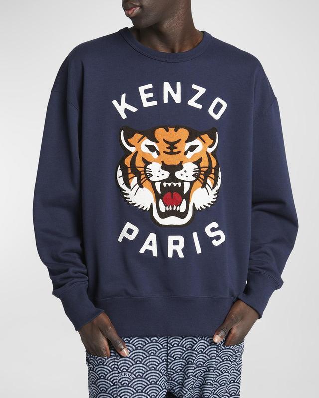 Mens Lucky Tiger Oversized Sweatshirt Product Image