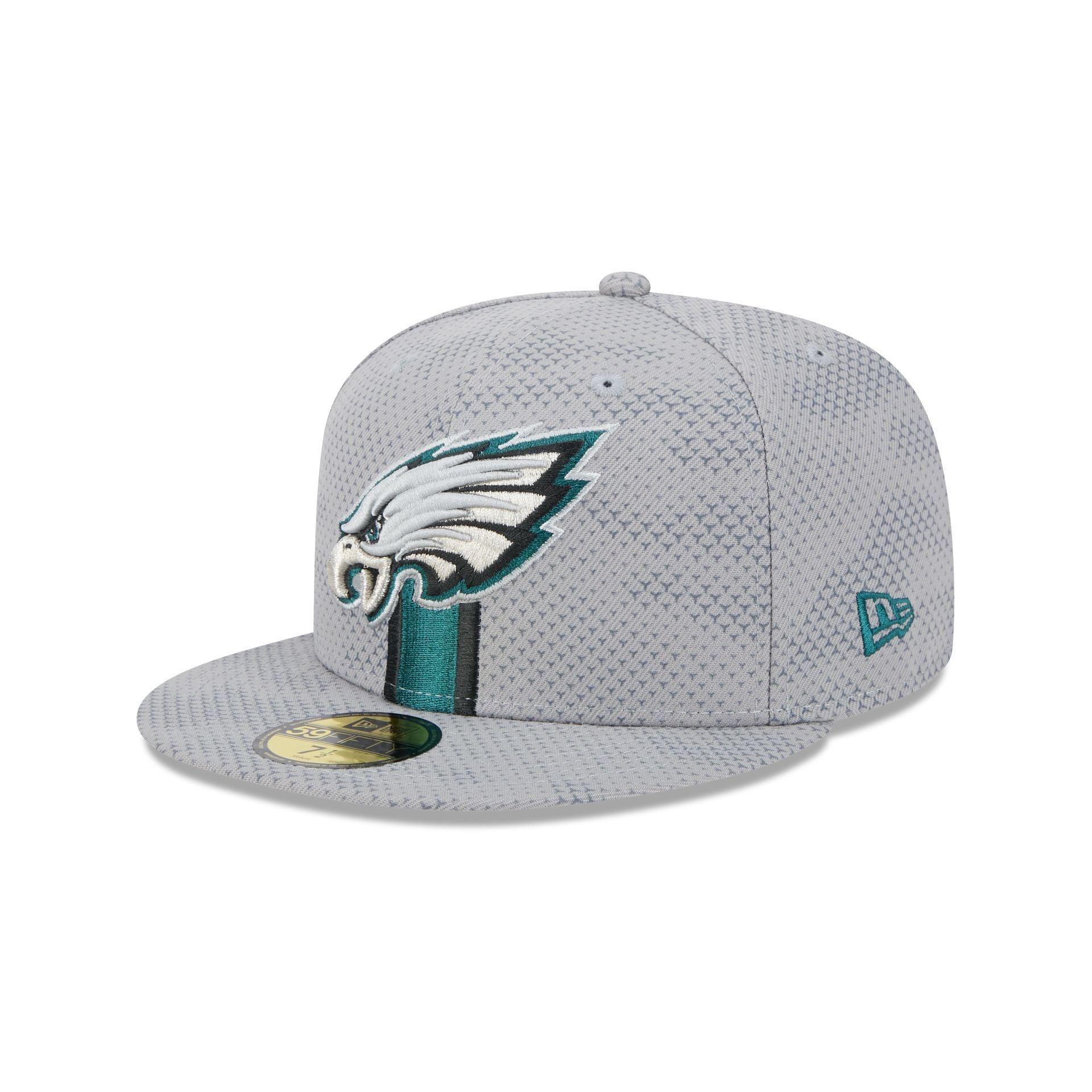 Philadelphia Eagles 2024 Sideline Gray 59FIFTY Fitted Hat Male Product Image