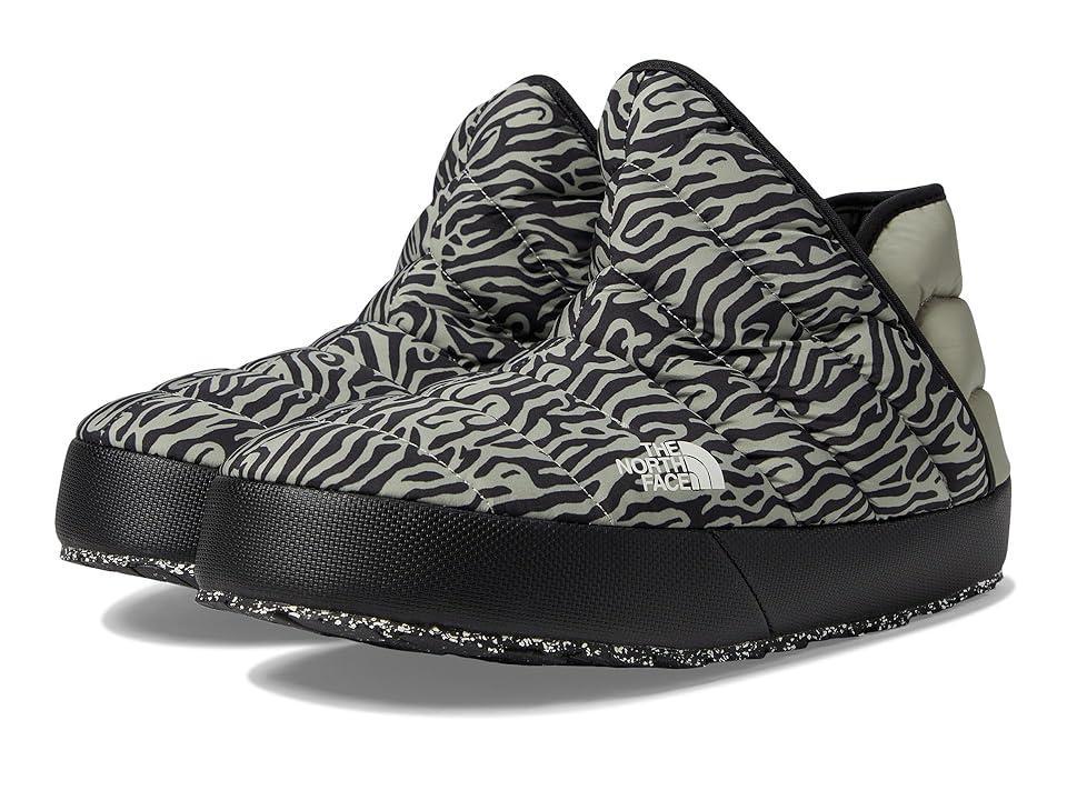 The North Face ThermoBall Traction Bootsies (Clay Grey TNF Tiger Stripe Print/TNF ) Women's Shoes Product Image