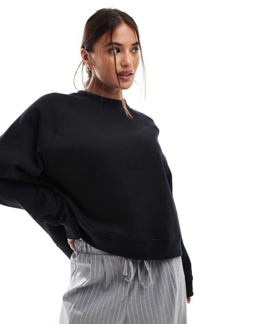 ASOS DESIGN oversized sweat with raglan detail Product Image