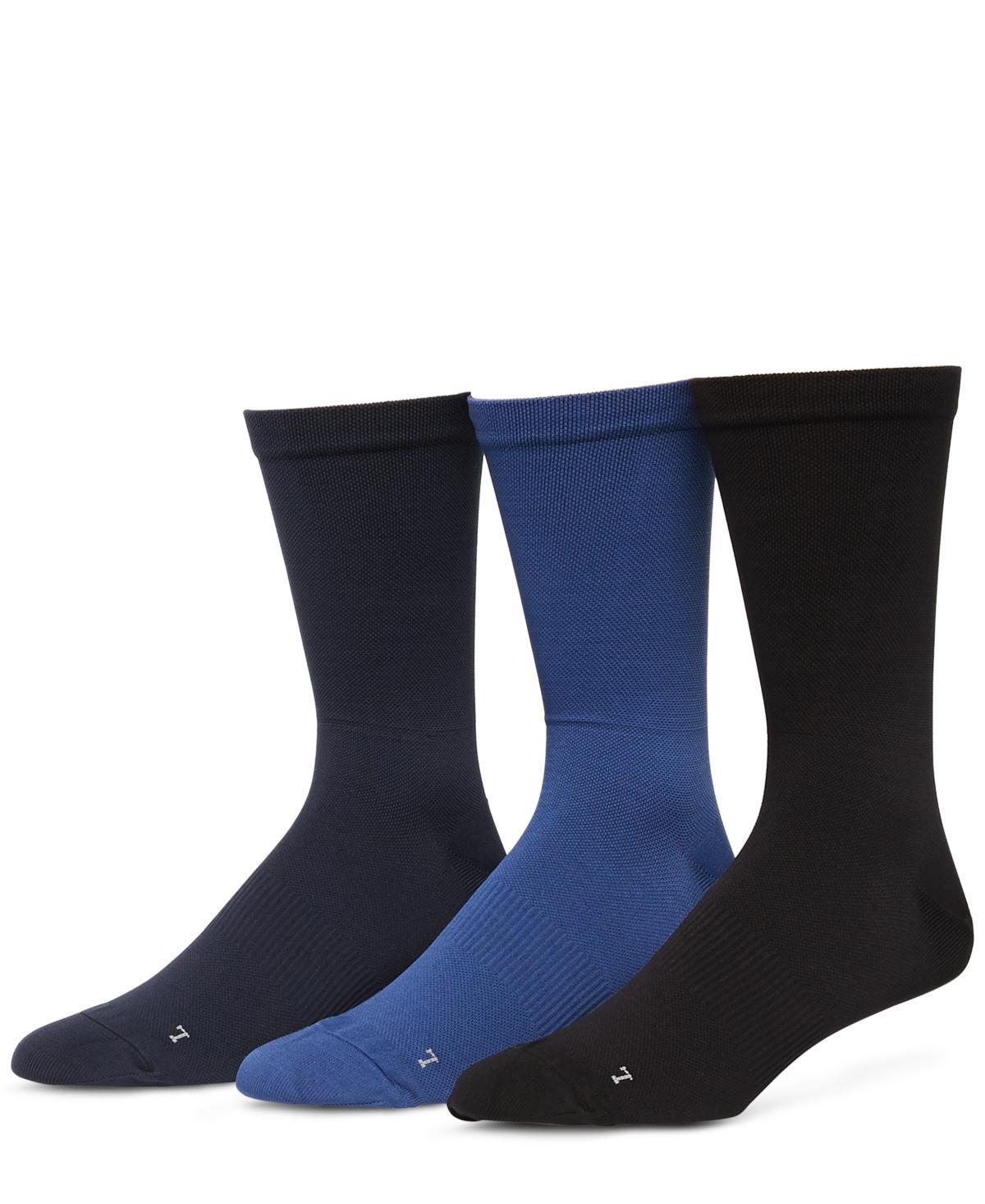 Perry Ellis Portfolio Mens 3-Pk. Performance Microfiber Pique Crew Socks Product Image