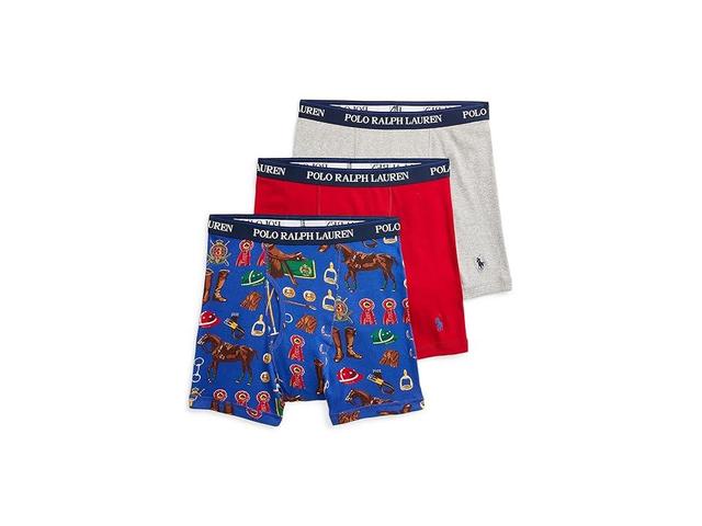 Polo Ralph Lauren Boxer Brief 3-Pack (Multicolor) Men's Underwear Product Image