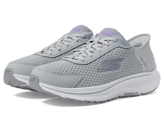 SKECHERS Go Run Consistent 2.0 Endure Hands Free Slip-Ins (Gray/Lavender) Women's Shoes Product Image