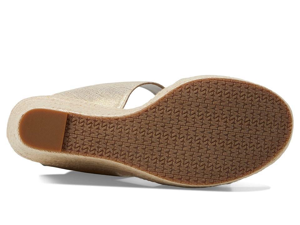 Bradley Metallic Canvas Wedge Sandal Product Image