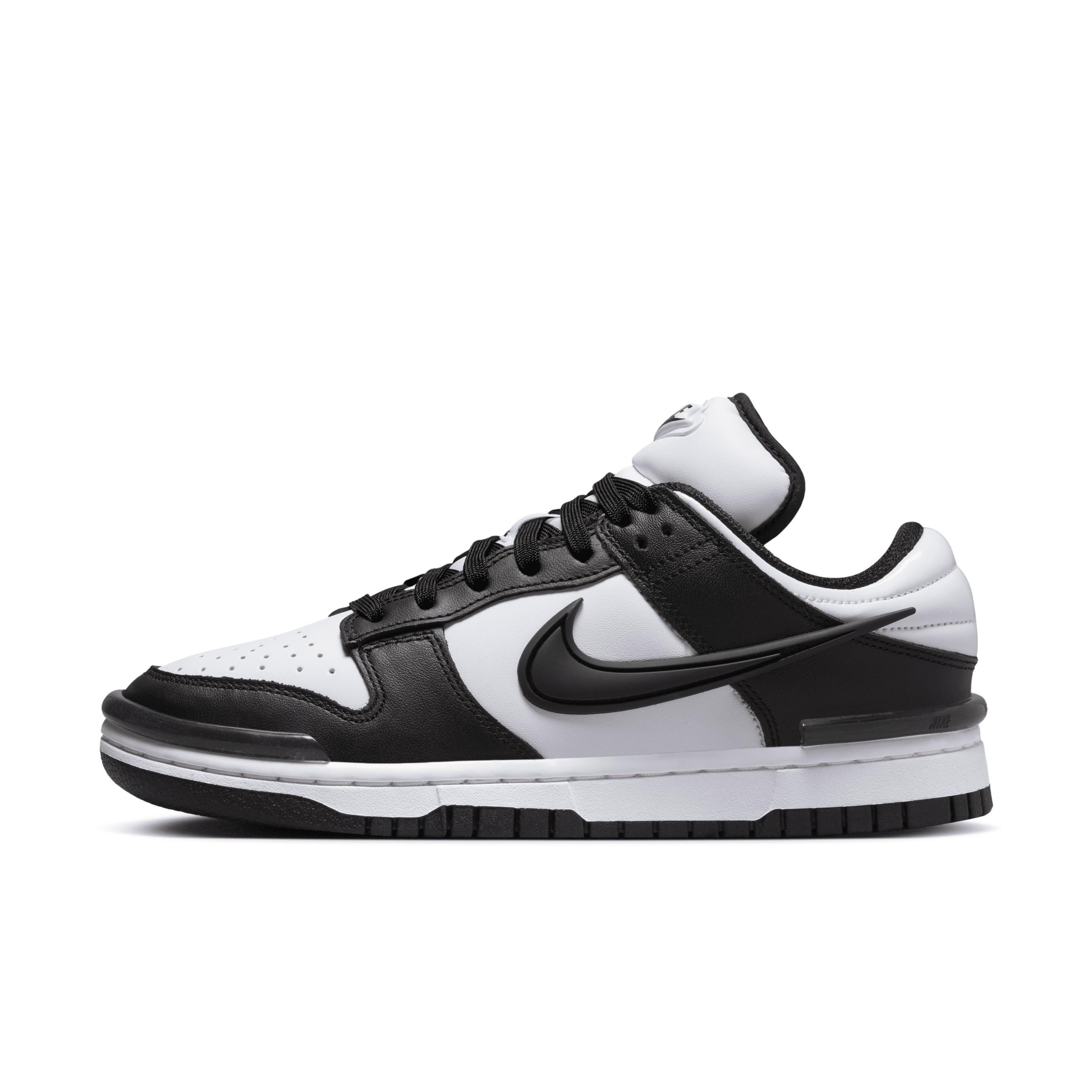 Nike Dunk Low sneakers in black iridescent Product Image