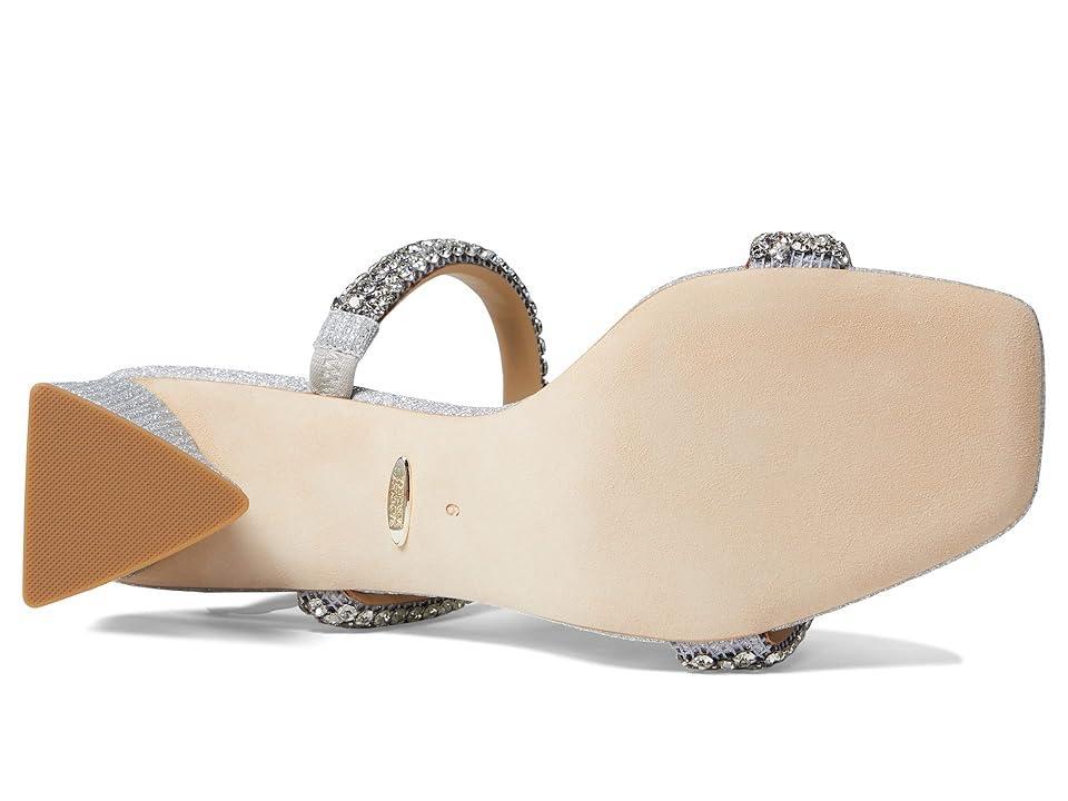 Frankie Embellished Satin Mules Product Image