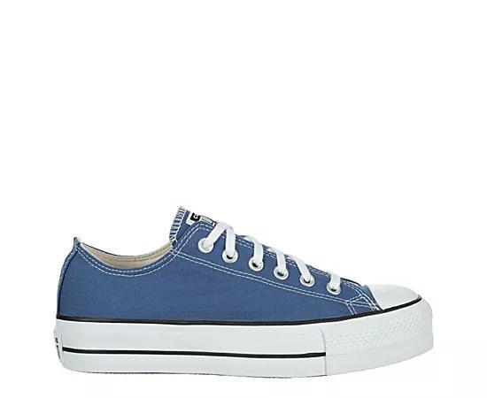 Converse Womens Chuck Taylor All Star Lift Low Top Casual Sneakers from Finish Line - Armory Blue Product Image