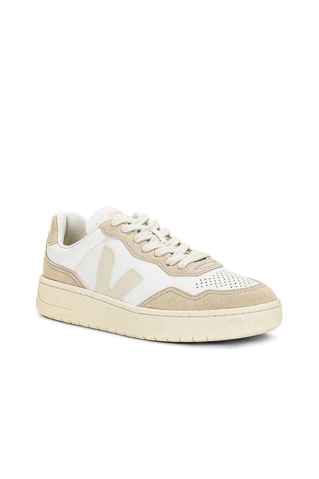 Veja V-90 Sneaker in Extra White & Pierre - Beige. Size 42 (also in ). Product Image