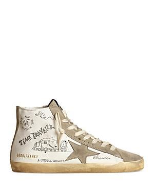 Golden Goose Womens Francy High Top Lace Up Sneakers Product Image