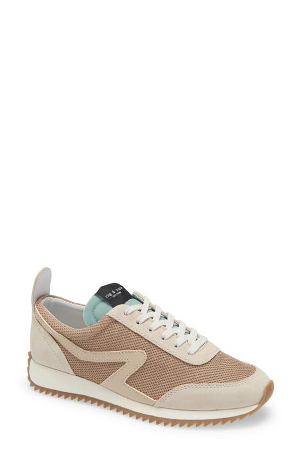 RAG & BONE Retro Runner Sneaker In Light Sand Product Image