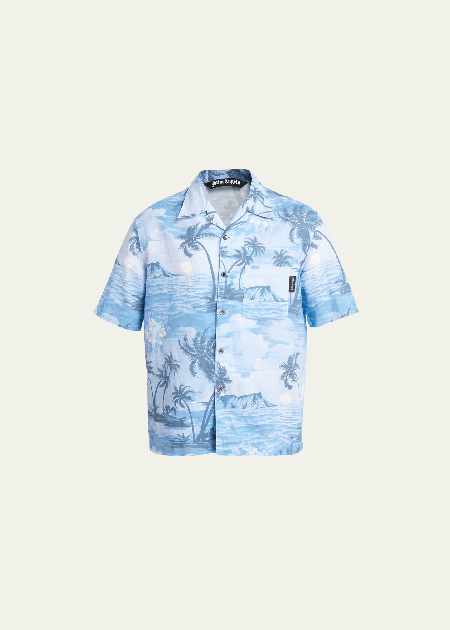 Mens Sunset Bowling Shirt Product Image