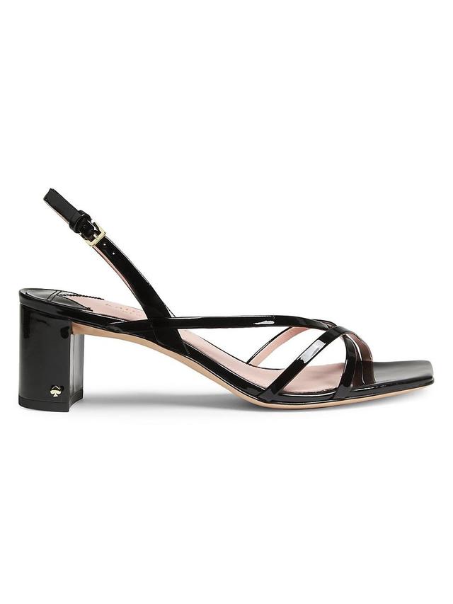 Womens Renee Patent Leather Block Heel Sandals Product Image