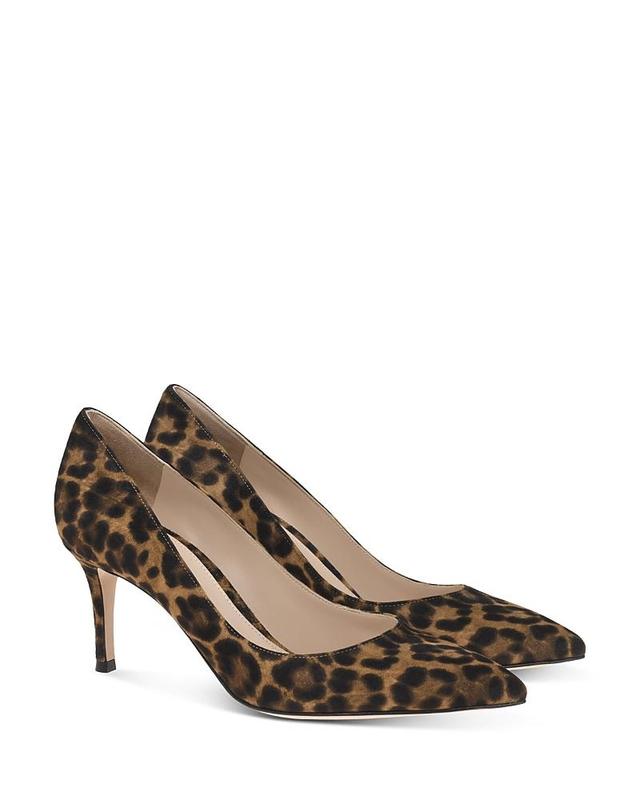 Gianvito Rossi Womens Gianvito 70 Pointed Toe High Heel Pumps Product Image