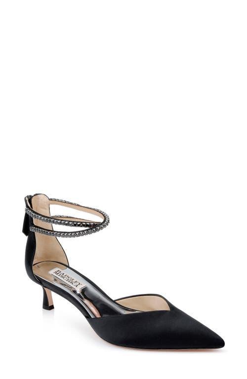 Badgley Mischka Womens Lilibeth Pointed Toe Ankle Strap Pumps Product Image