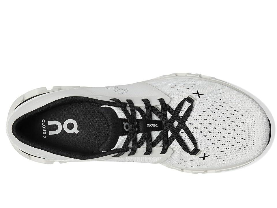 On Women's Cloud X 4 (Ivory/Black) Women's Shoes Product Image