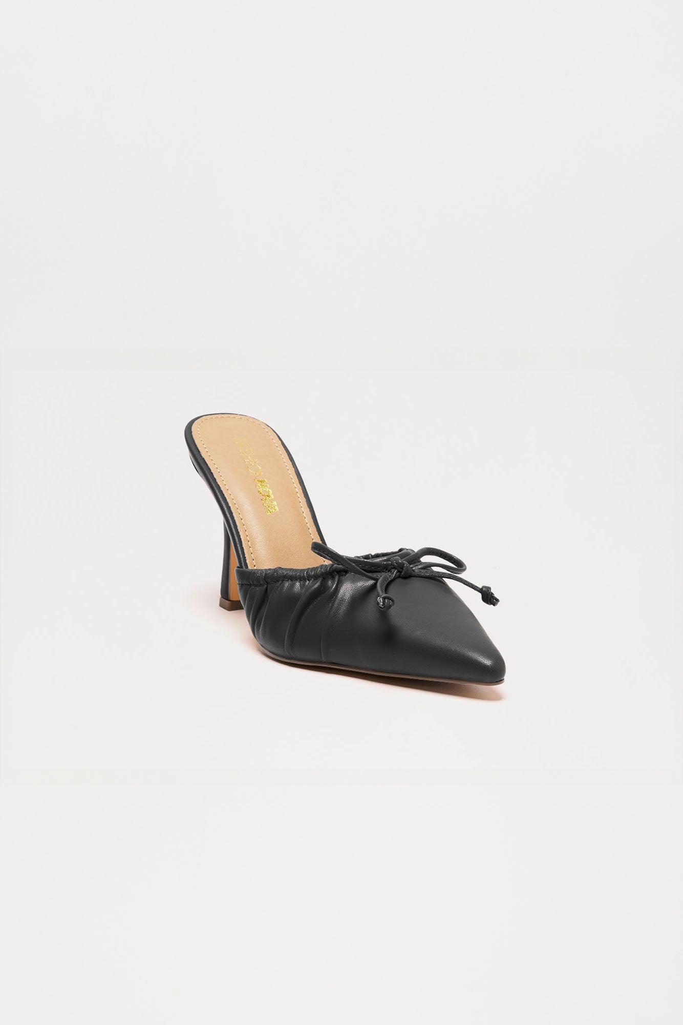 Lorelai Bow Pumps - Black Product Image