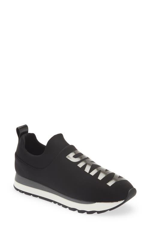 Dkny Womens Jadyn Logo Slip-On Sneakers, Created for Macys - Black/ Product Image