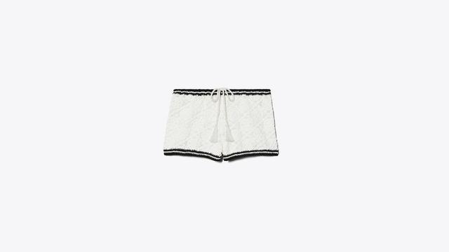 Pointelle Knitted Shorts Product Image