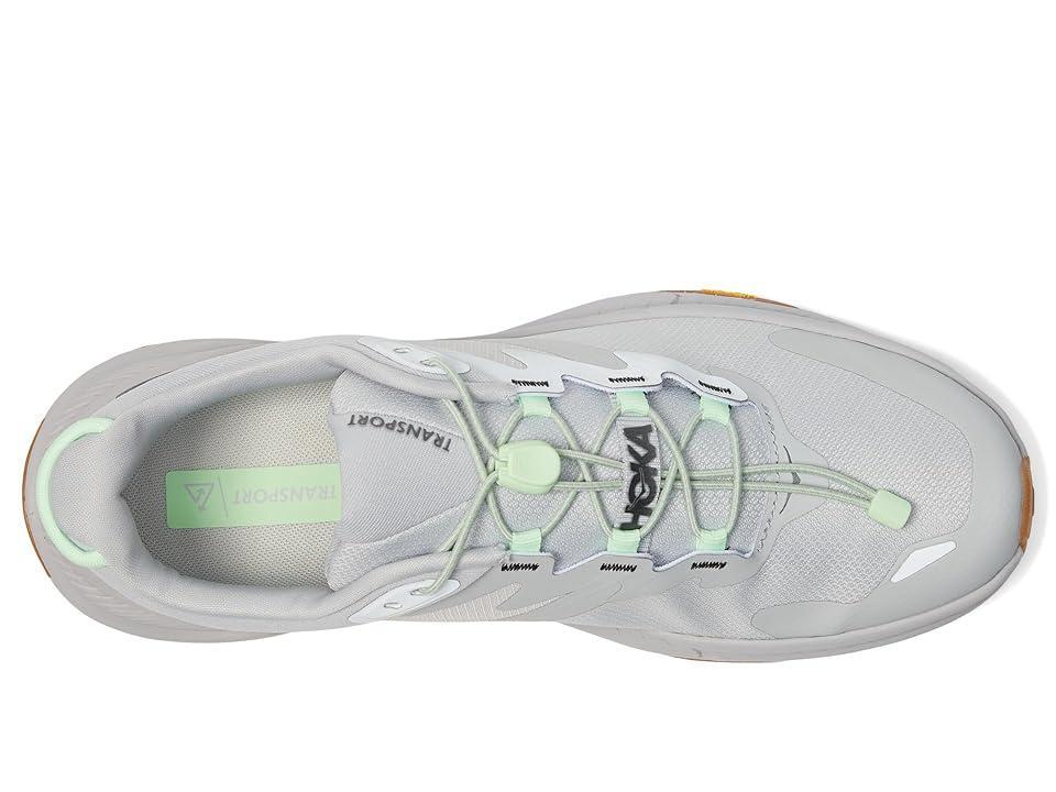 Hoka Men's Transport (Harbor Mist/Lime Glow) Men's Shoes Product Image