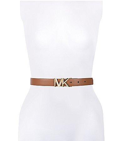 Michael Kors 1 Smooth to Logo Reversible Leather Belt Product Image