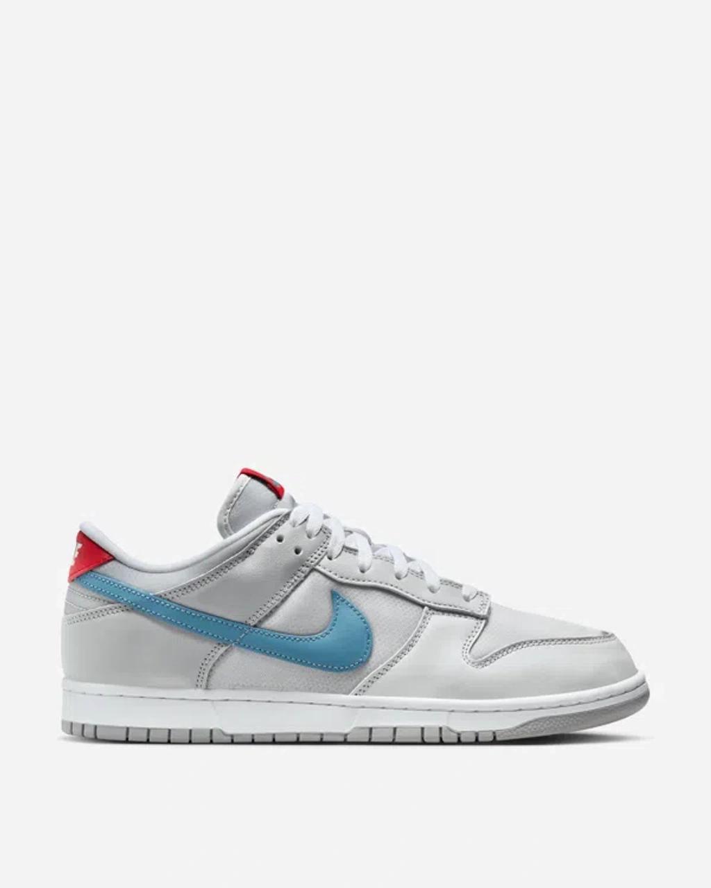 Dunk Low Sneakers Silver Blue Product Image