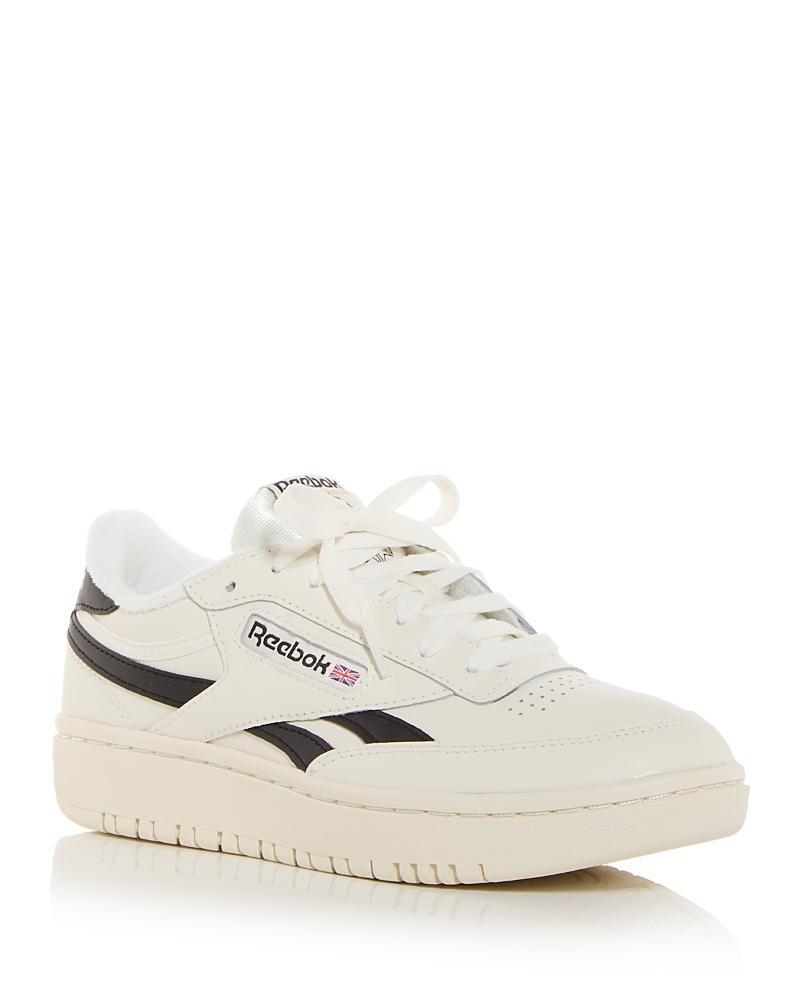 Womens Reebok Club C Double Revenge Athletic Shoe - Chalk / Black Product Image