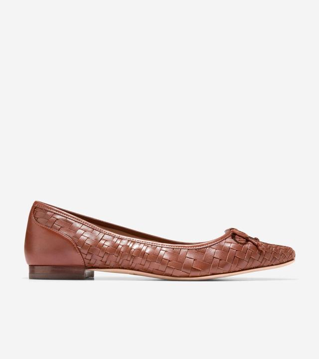 Cole Haan Womens Chlea Ballet Flats - Brown Size 8.5 Product Image