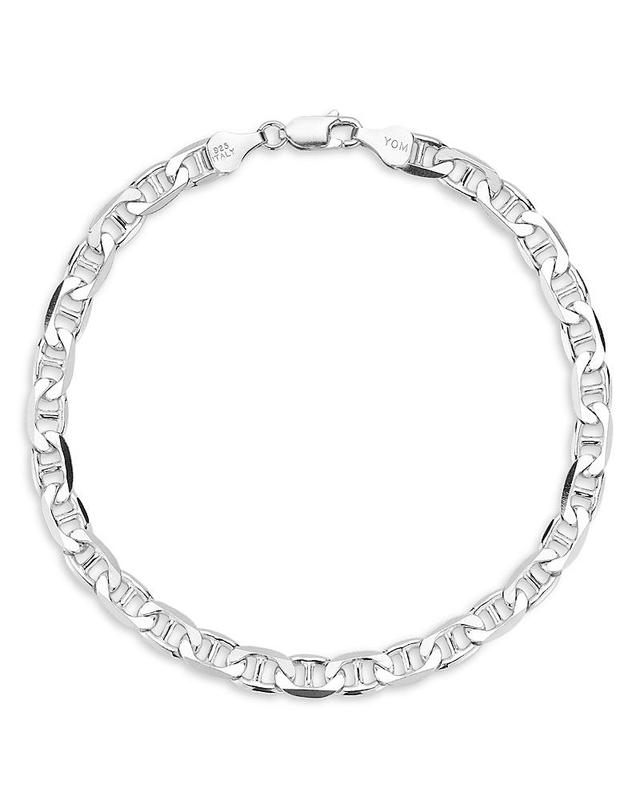 Milanesi And Co Sterling Silver 6mm Mariner Link Chain Bracelet Product Image